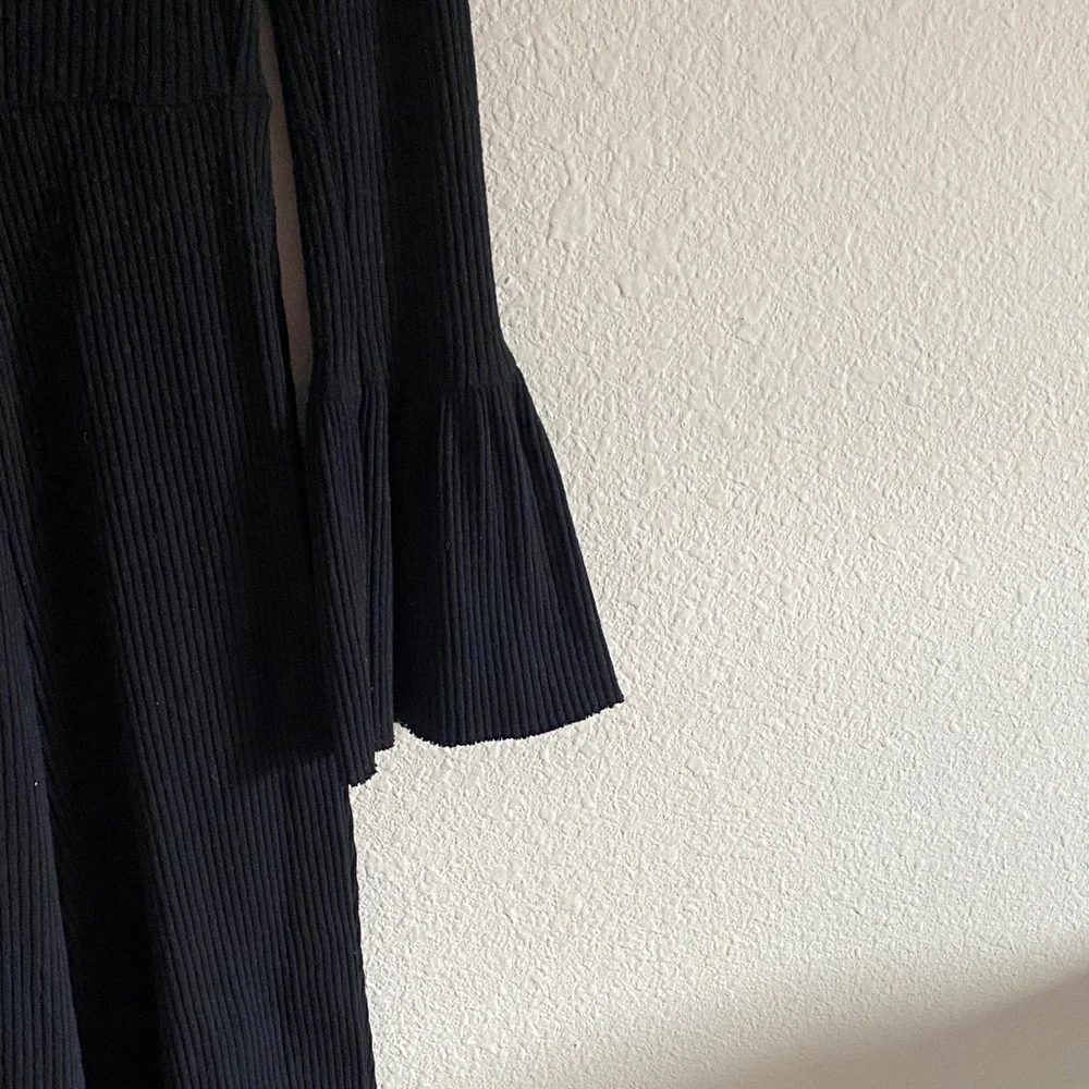 Who What Wear Black Long Sleeve Dress - Picture 5 of 7